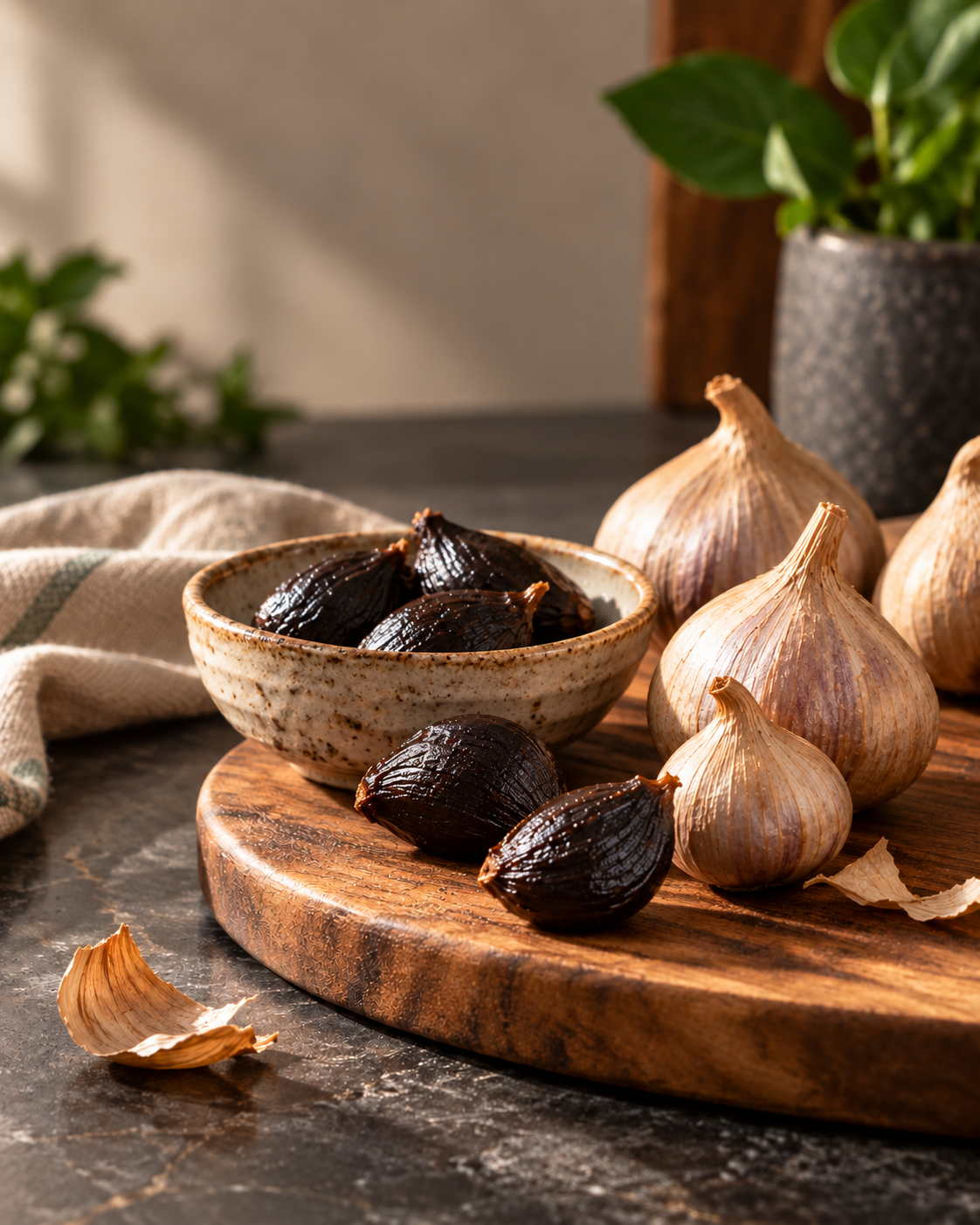 Black Garlic Premium Purevo dalam kemasan